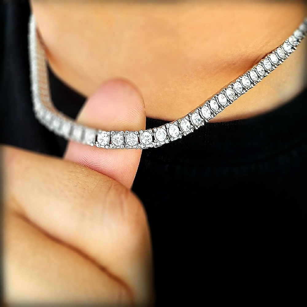 Iced Out Ring Chain & Grillz Bling Set - Picture 3 of 5